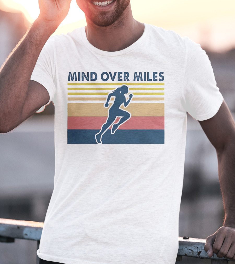 Mind Over Miles Retro Running T-Shirt