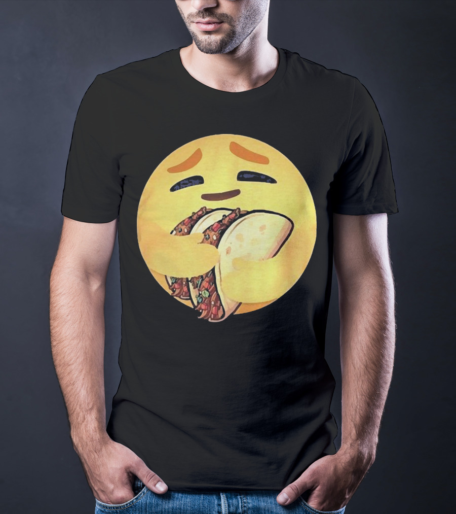 Care Emoji Hugging Tacos T-Shirt
