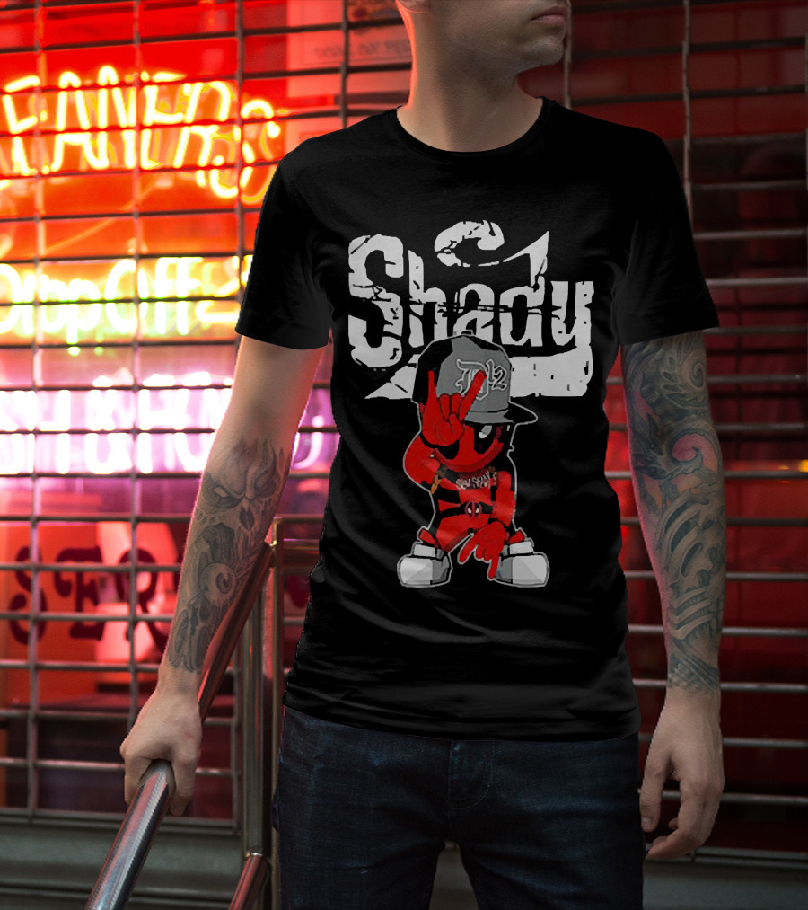 Baby Deadpool Slim Shady Rap Icon Crossover T-Shirt