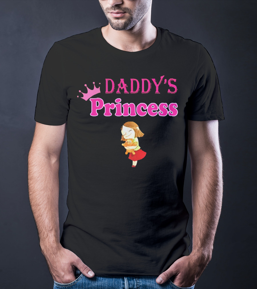 DADDY'S Princess Prinzessin Angel Des Niedlichen Vatis T-Shirt