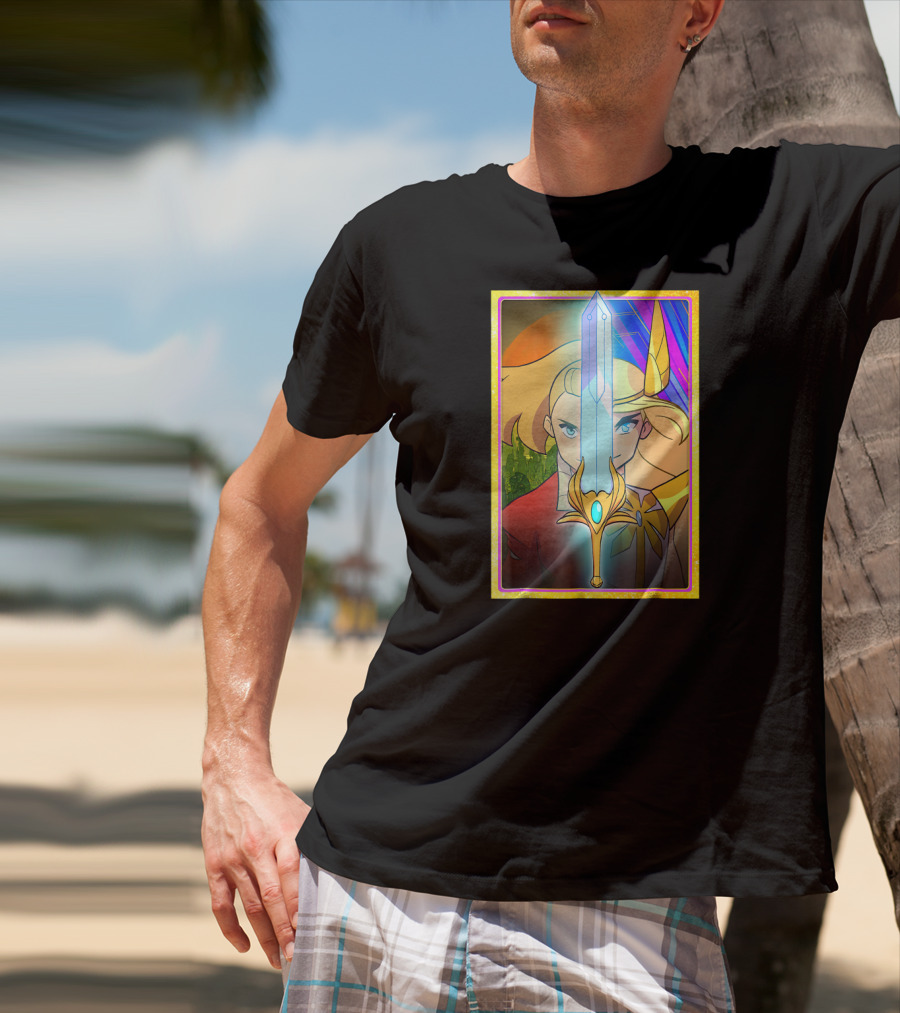 DreamWorks She Ra Adora Split Sword Transformation T-Shirt