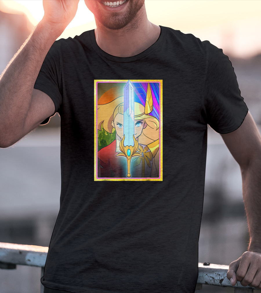 DreamWorks She Ra Adora Split Sword Transformation T-Shirt