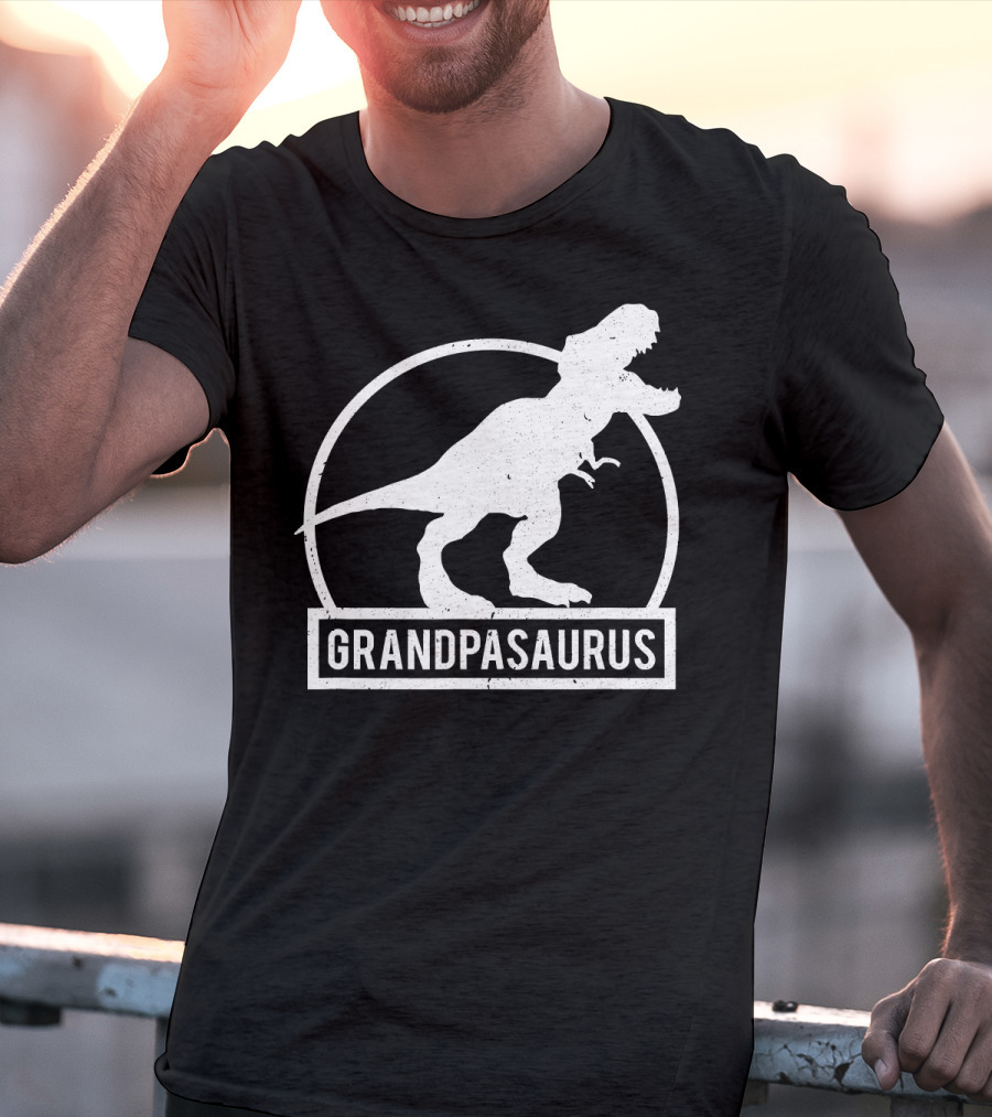 Grandpasaurus Dinosaur Grandpa T-Shirt