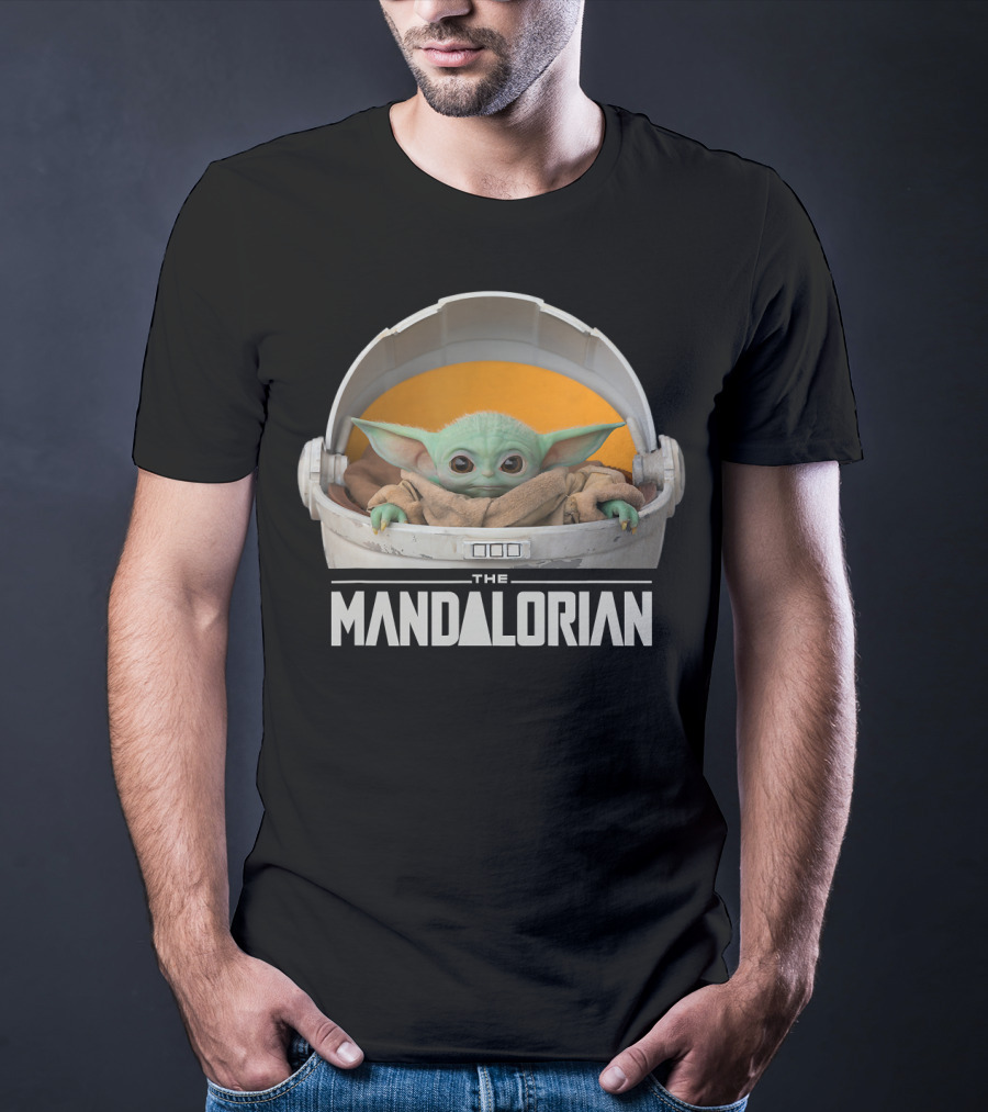 Star Wars The Mandalorian The Child In Floating Pod Iconic Character T-Shirt