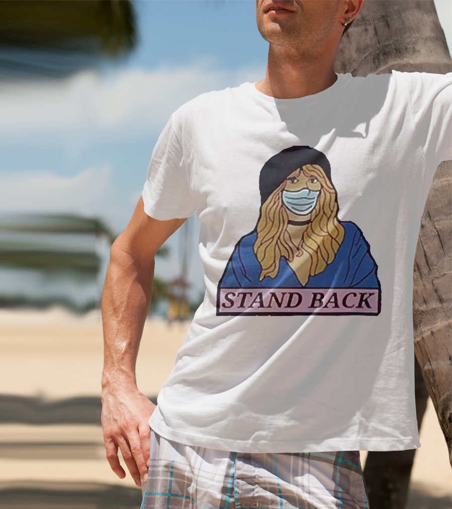 Stevie Nicks Stand Back Masked T-Shirt