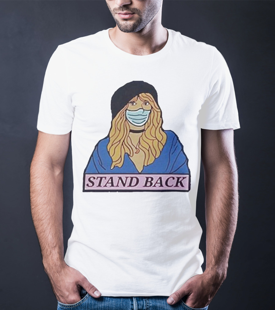 Stevie Nicks Stand Back Masked T-Shirt