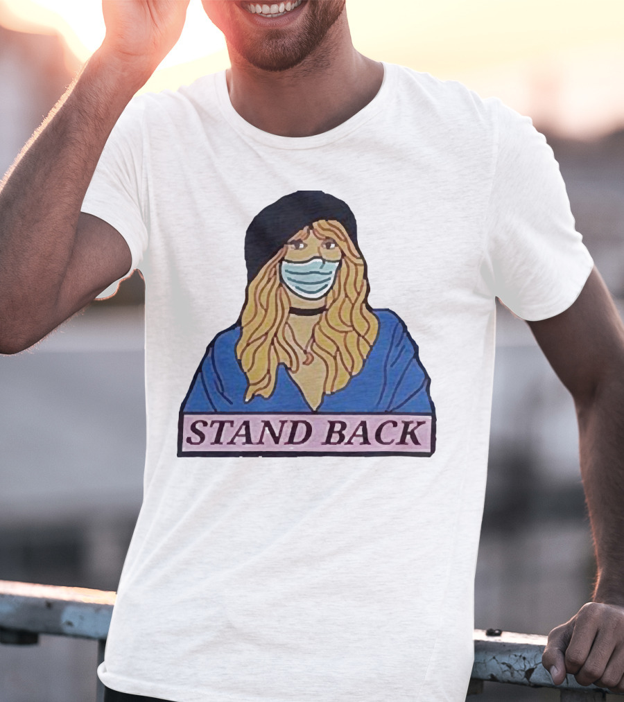 Stevie Nicks Stand Back Masked T-Shirt