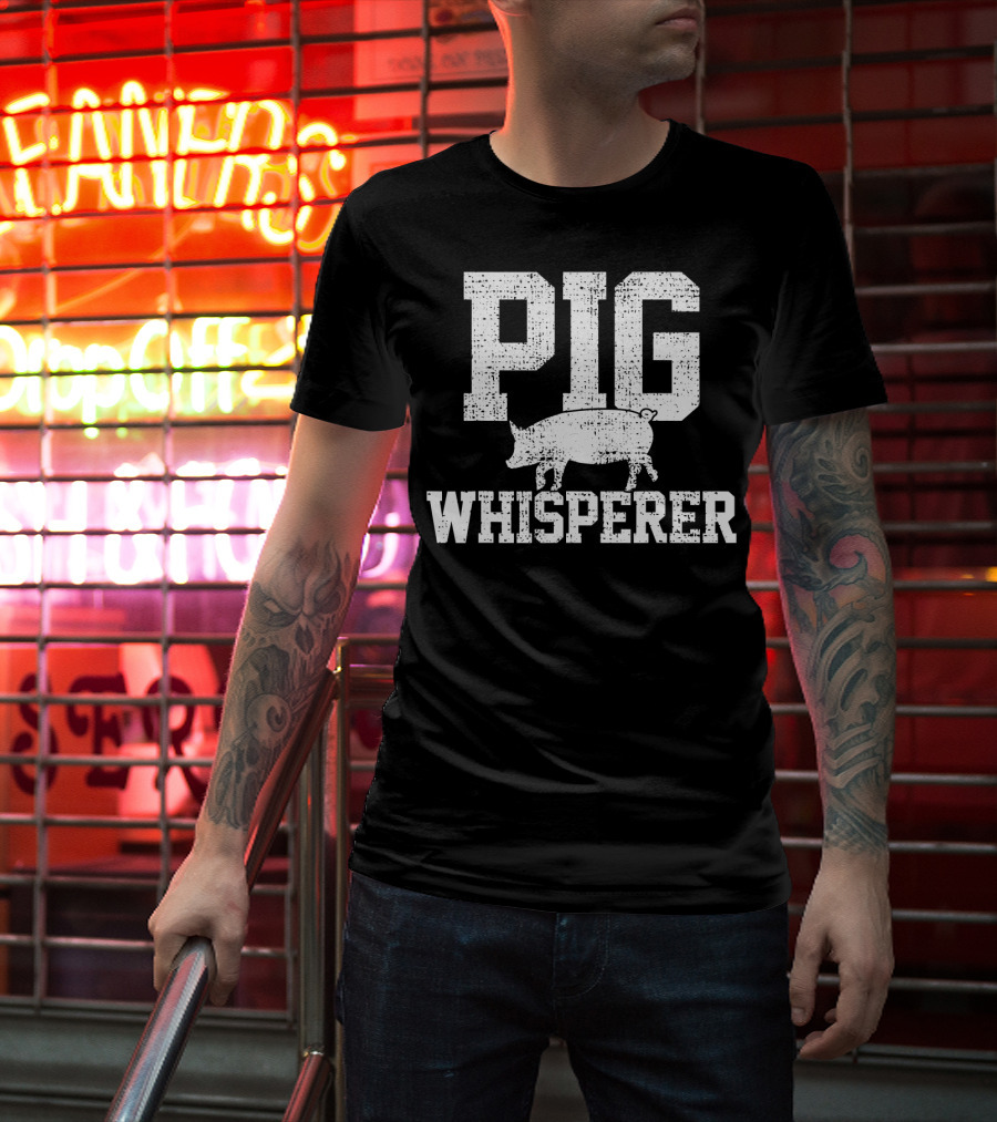 Pig Whisperer Farmer T-Shirt