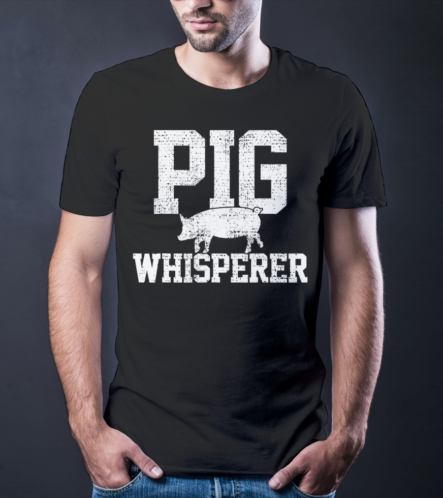 Pig Whisperer Farmer T-Shirt