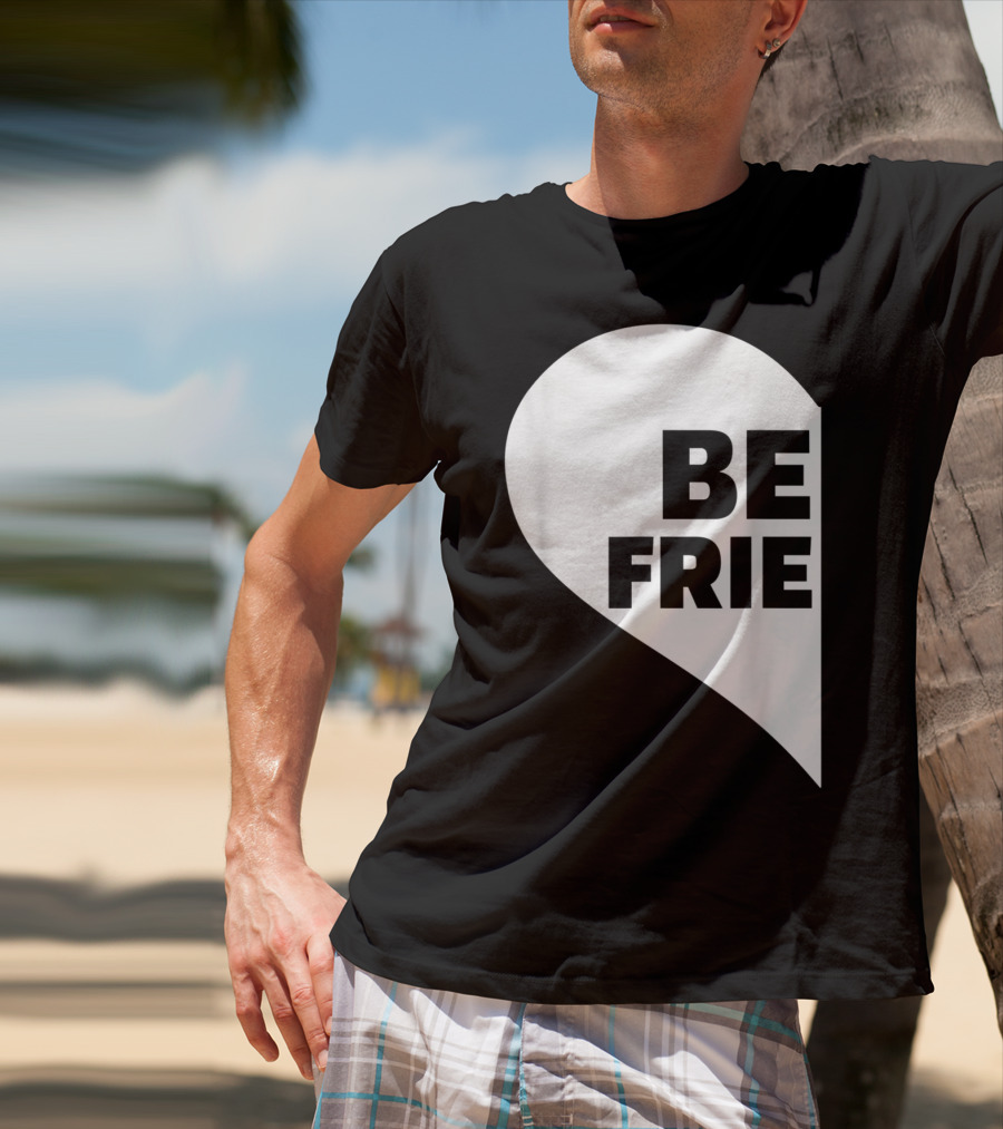 BE FRIE Best Friends Half Left Heart T-Shirt