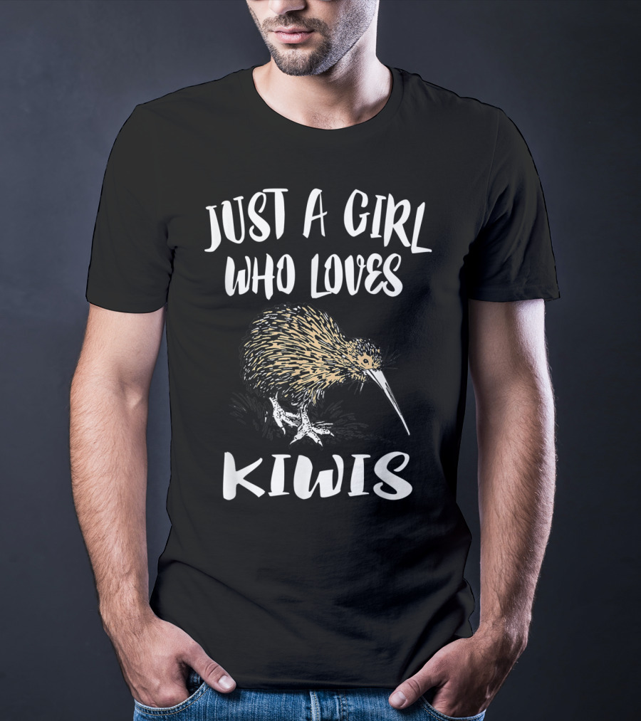 Just A Girl Who Loves Kiwis Kiwi Bird T-Shirt