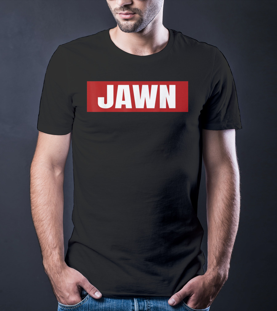 Philadelphia Jawn Bold Red Block Text T-Shirt