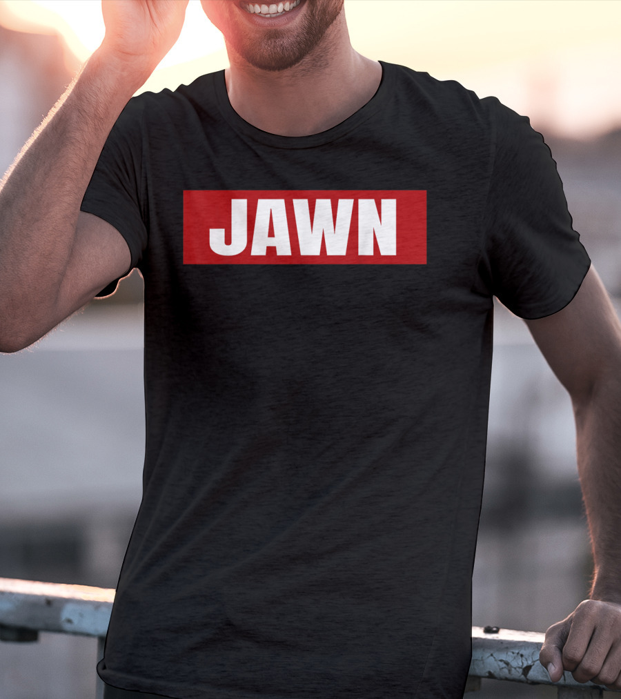 Philadelphia Jawn Bold Red Block Text T-Shirt