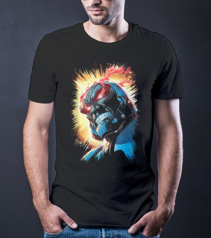 Justice League Darkseid Is Apokolips Omega Beam Wrath T-Shirt