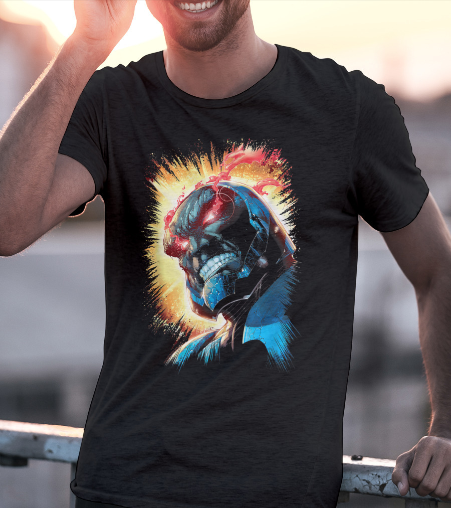 Justice League Darkseid Is Apokolips Omega Beam Wrath T-Shirt