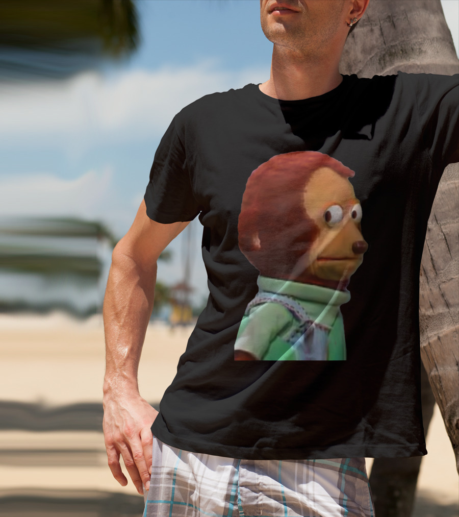 Solo Awkward Look Monkey Puppet Meme Expression T-Shirt