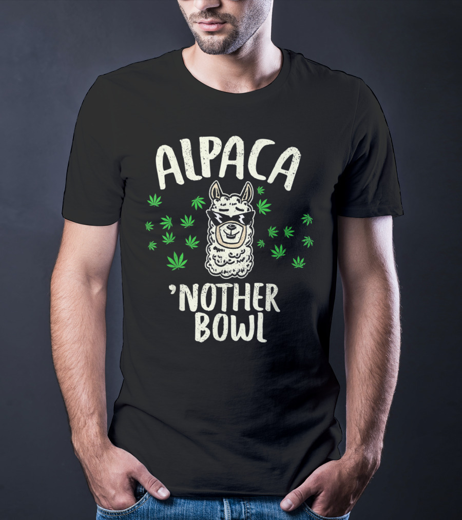 ALPACA 'Nother Bowl Funny Marijuana Weed CBD T-Shirt