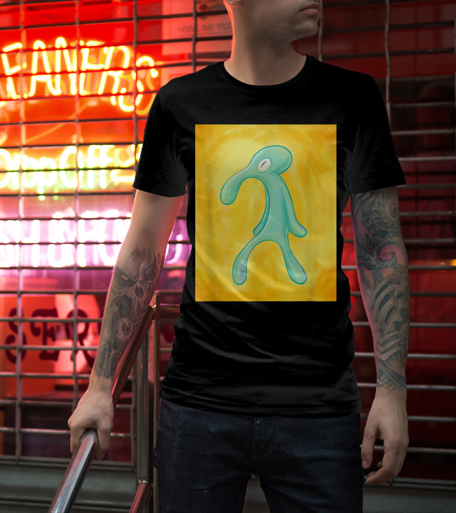 Bold And Brash Squidward Jellyfish Fields Aesthetic T-Shirt