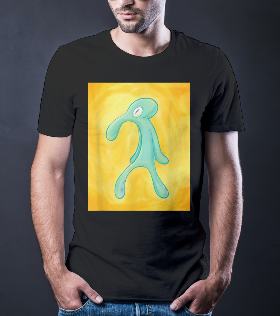 Bold And Brash Squidward Jellyfish Fields Aesthetic T-Shirt