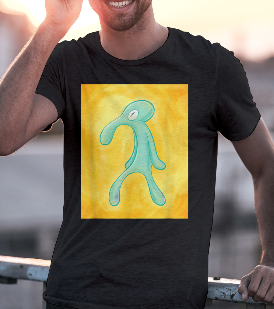 Bold And Brash Squidward Jellyfish Fields Aesthetic T-Shirt