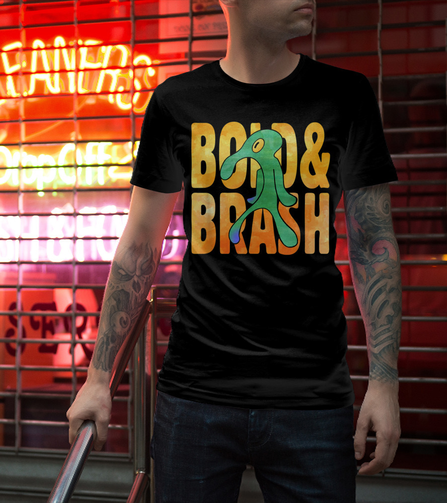 Bold Brash Squidward Painting Meme T-Shirt