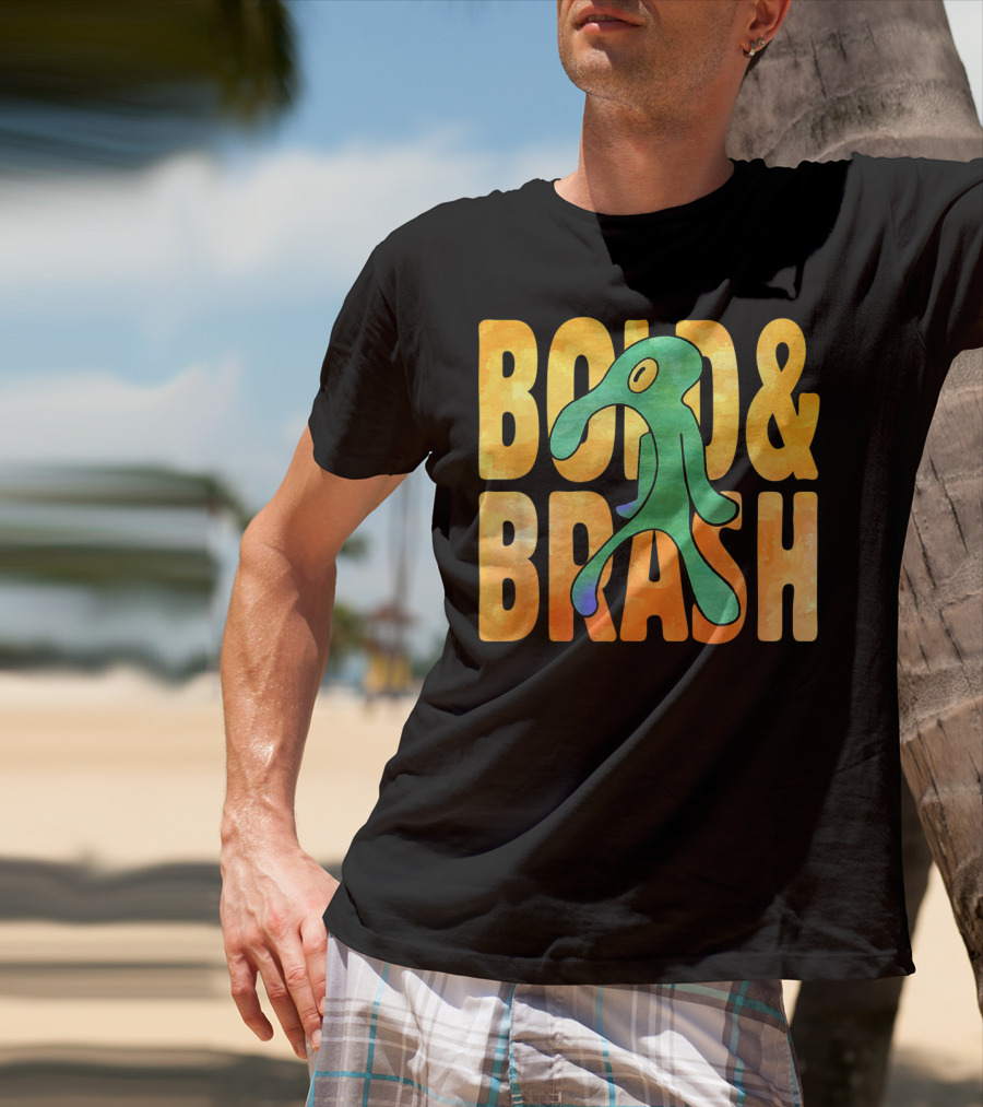 Bold Brash Squidward Painting Meme T-Shirt