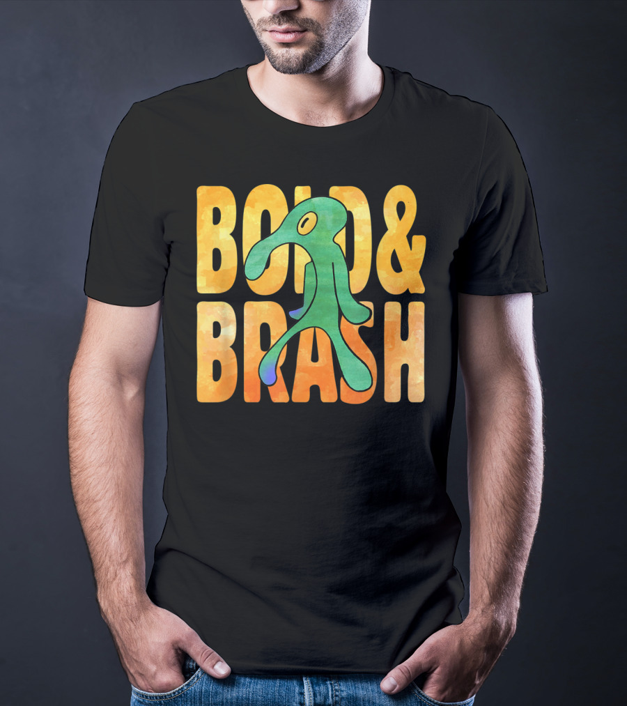 Bold Brash Squidward Painting Meme T-Shirt