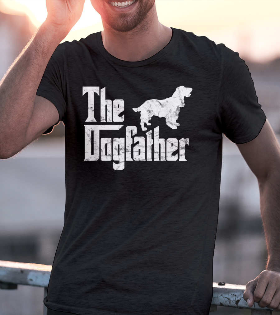 Cocker Spaniel The Dogfather Funny Dog Owner The Dogfather T-Shirt