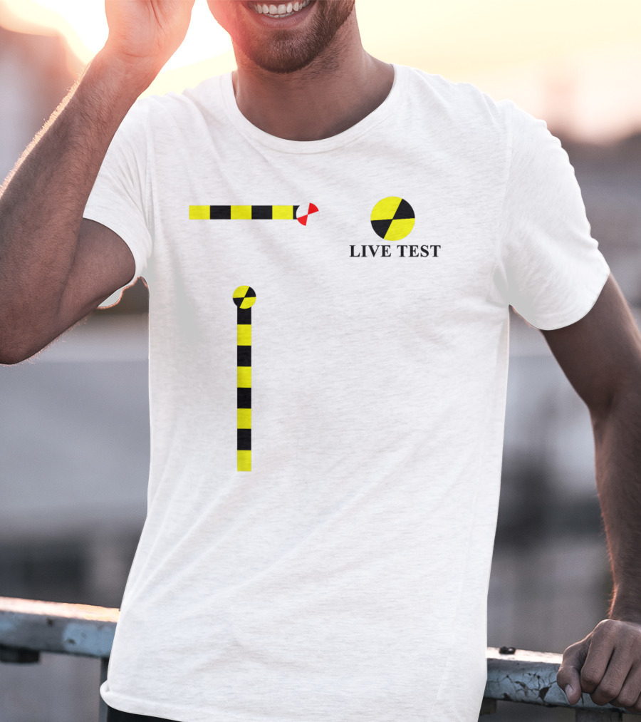 Crash Test Dummy Live Test Cosplay Simple Easy T-Shirt