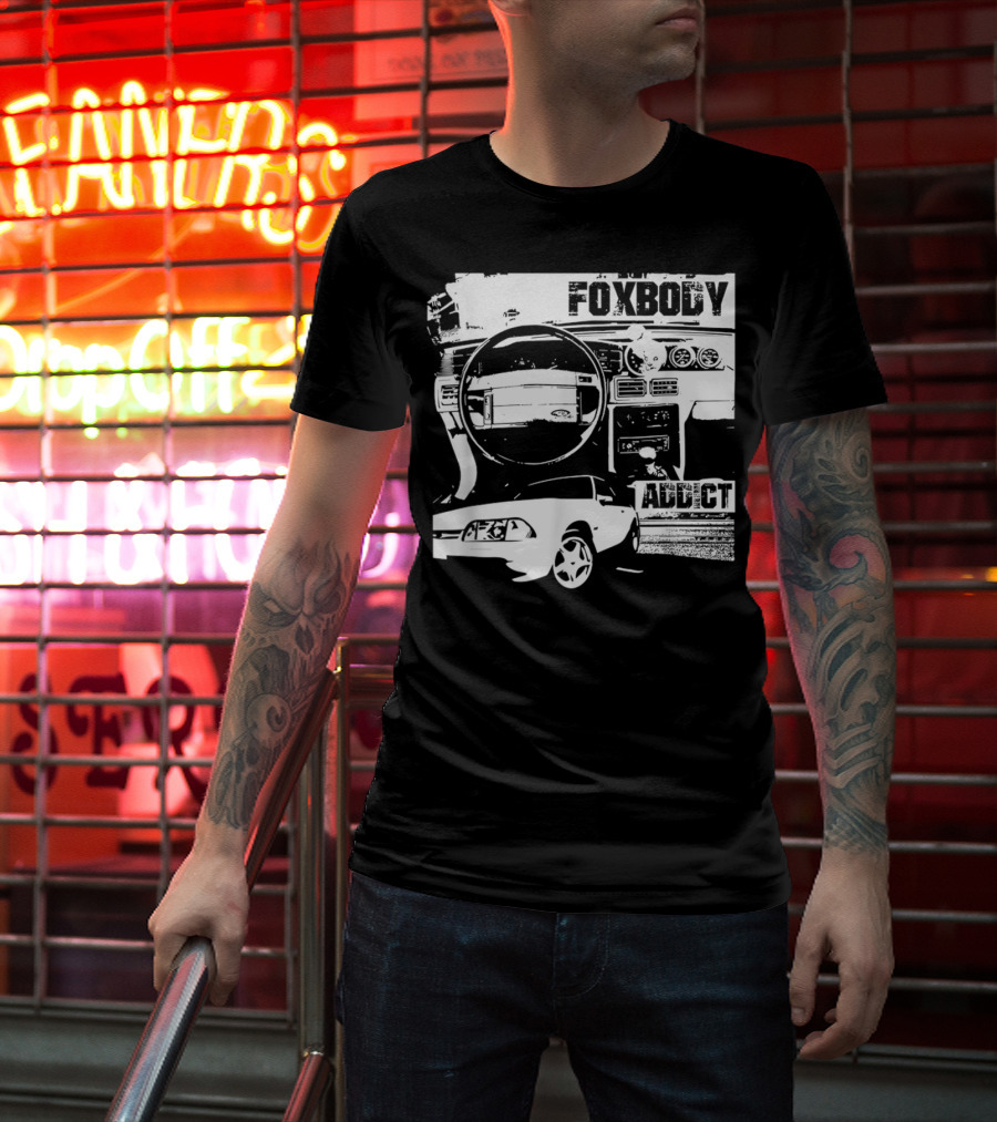 Foxbody Addict Mustang Dashboard T-Shirt