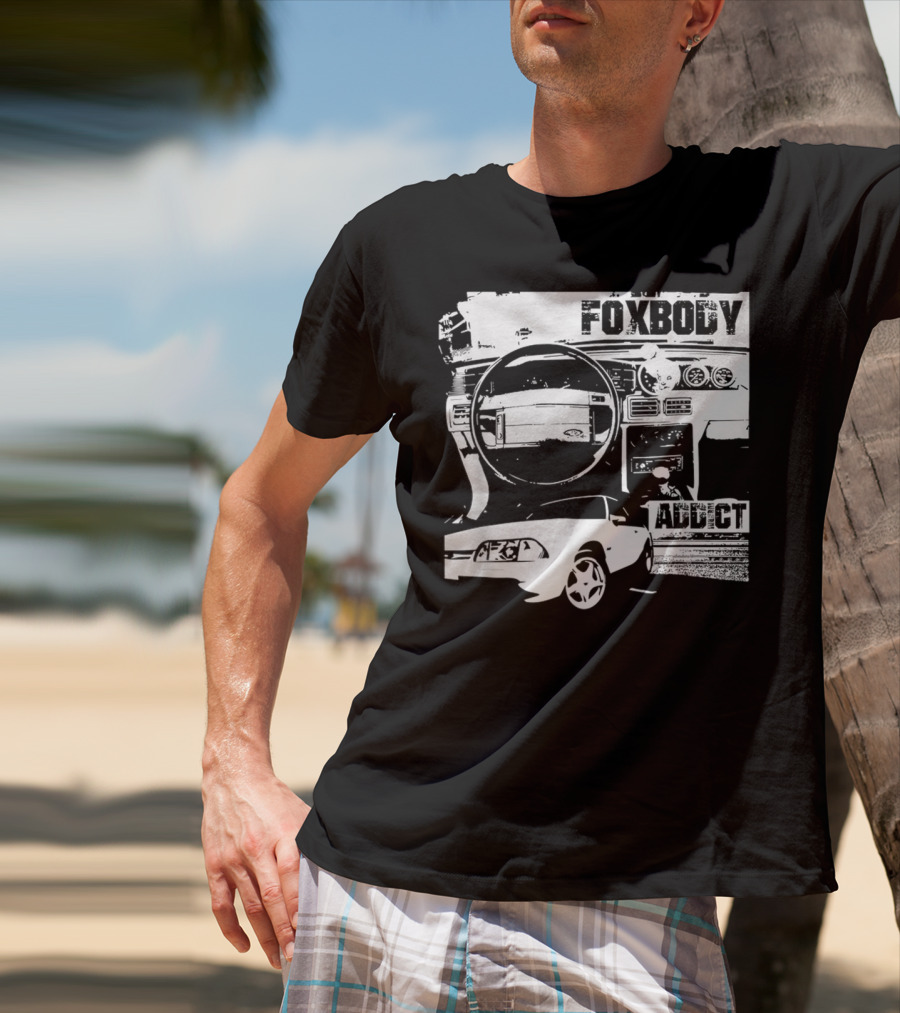 Foxbody Addict Mustang Dashboard T-Shirt