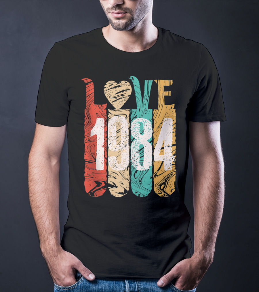 Love 1984 Classic Best Year Perfect Cool T-Shirt