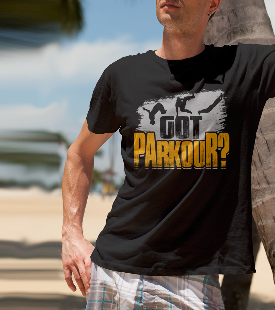 Got Parkour Adrenaline Junkie Training Silhouette Moves T-Shirt