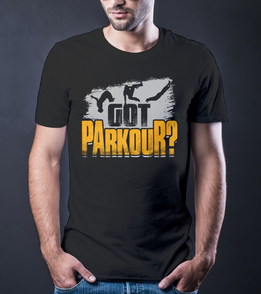 Got Parkour Adrenaline Junkie Training Silhouette Moves T-Shirt