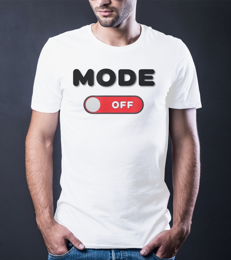 MODE OFF Red Toggle Switch T-Shirt