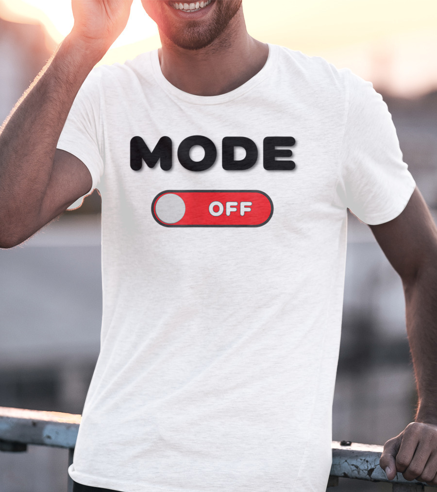 MODE OFF Red Toggle Switch T-Shirt