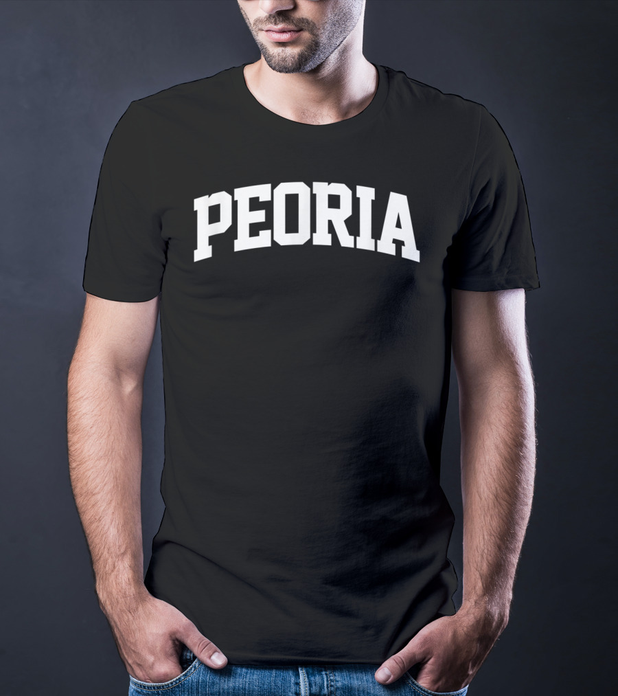 Peoria Vintage Sports Team Arch T-Shirt