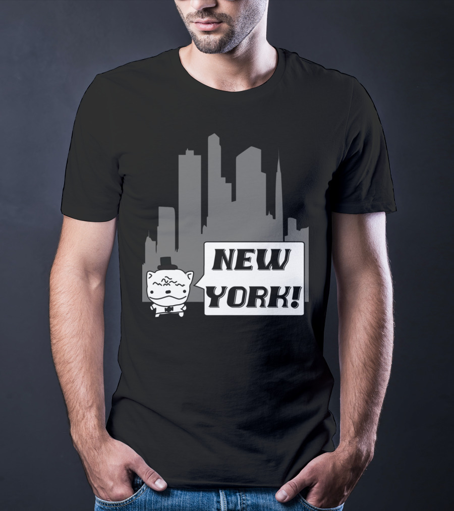 New York Potato Cat Comics Uncle Larry's Cooking Show T-Shirt