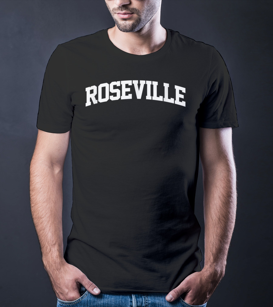 Roseville Vintage Sports Team Arch T-Shirt