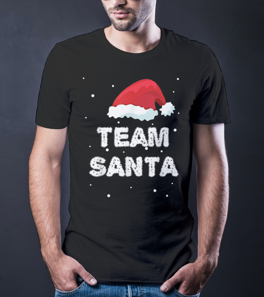Team Santa Xmas Hat For Family Christmas T-Shirt