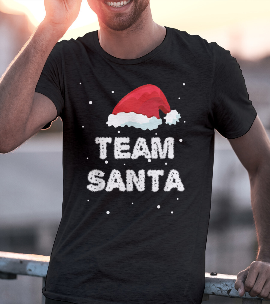 Team Santa Xmas Hat For Family Christmas T-Shirt