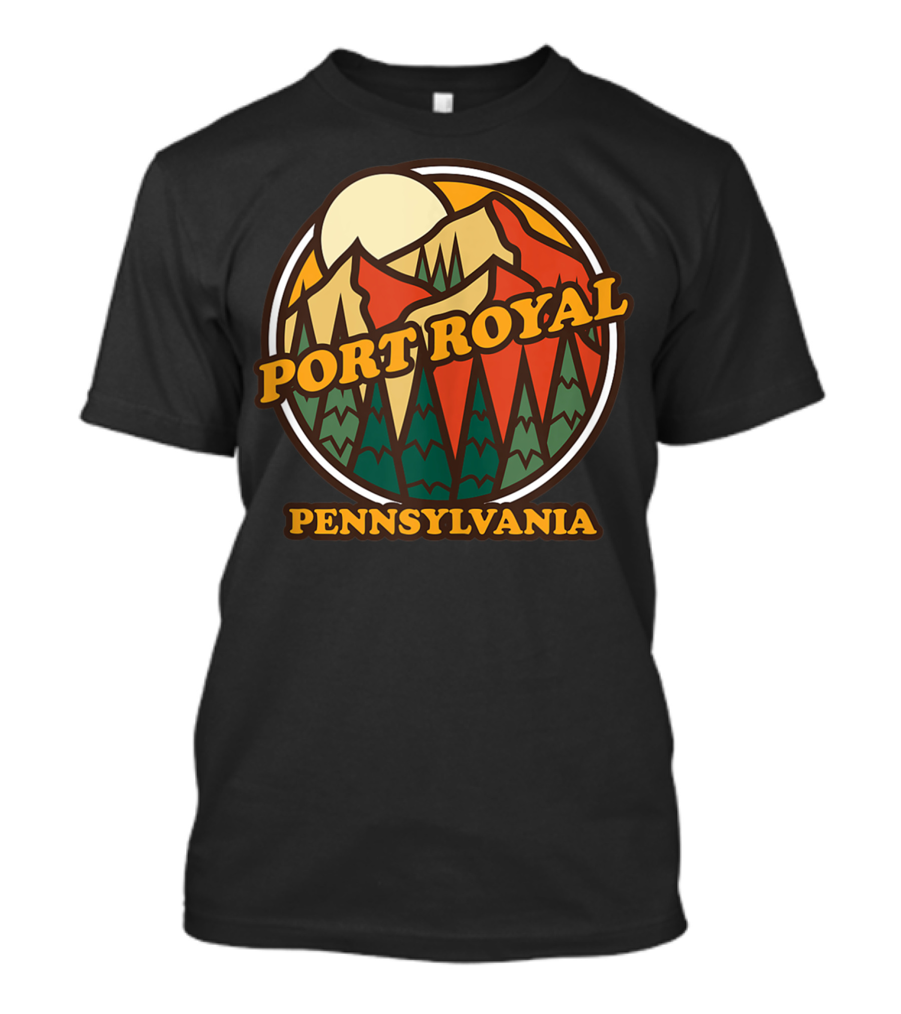 Port Royal Pennsylvania Vintage Mountain Scene T-Shirt