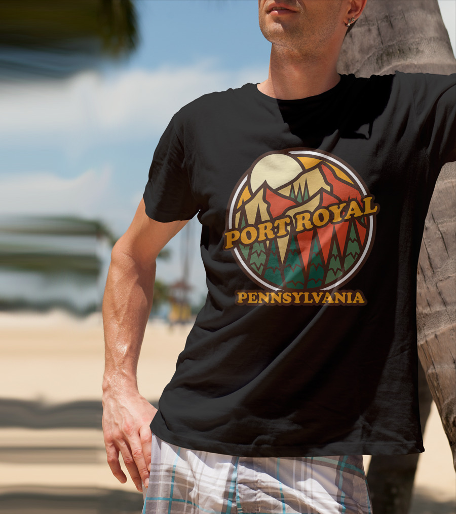 Port Royal Pennsylvania Vintage Mountain Scene T-Shirt