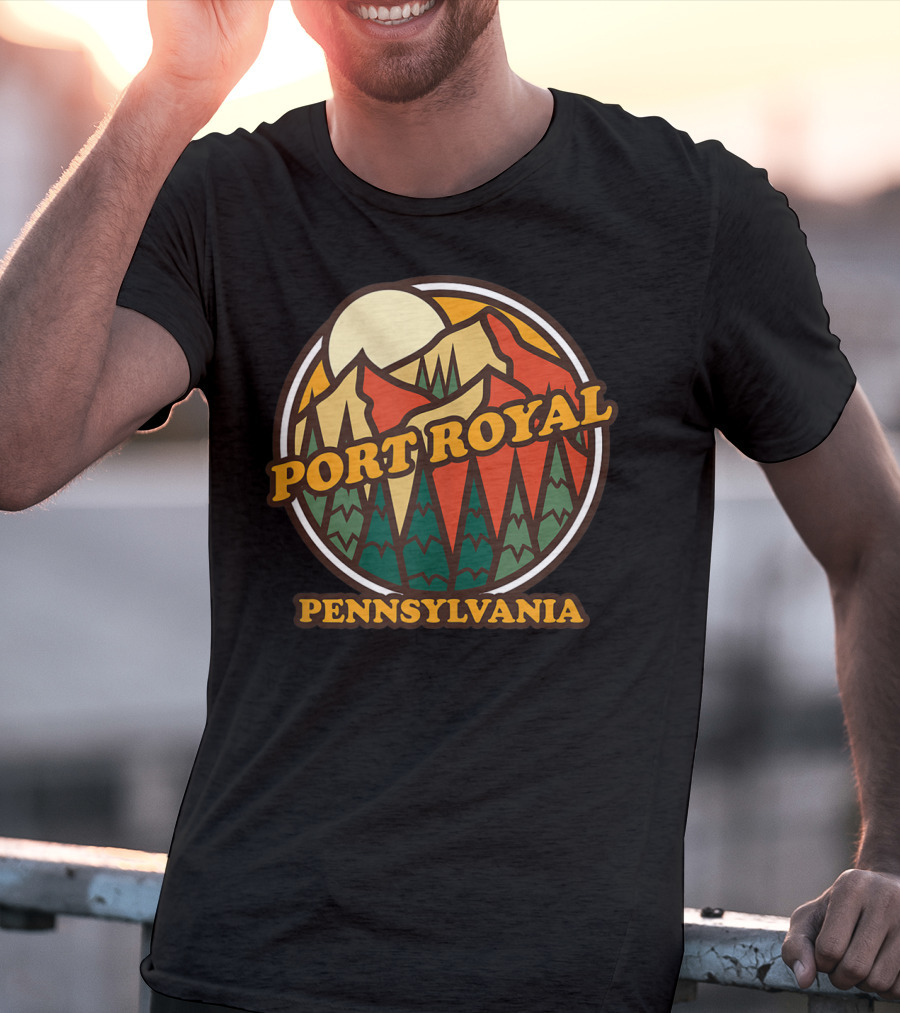 Port Royal Pennsylvania Vintage Mountain Scene T-Shirt