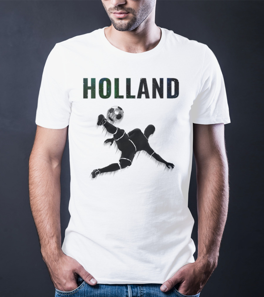 Holland Soccer Bicycle Kick Netherlands Oranje T-Shirt