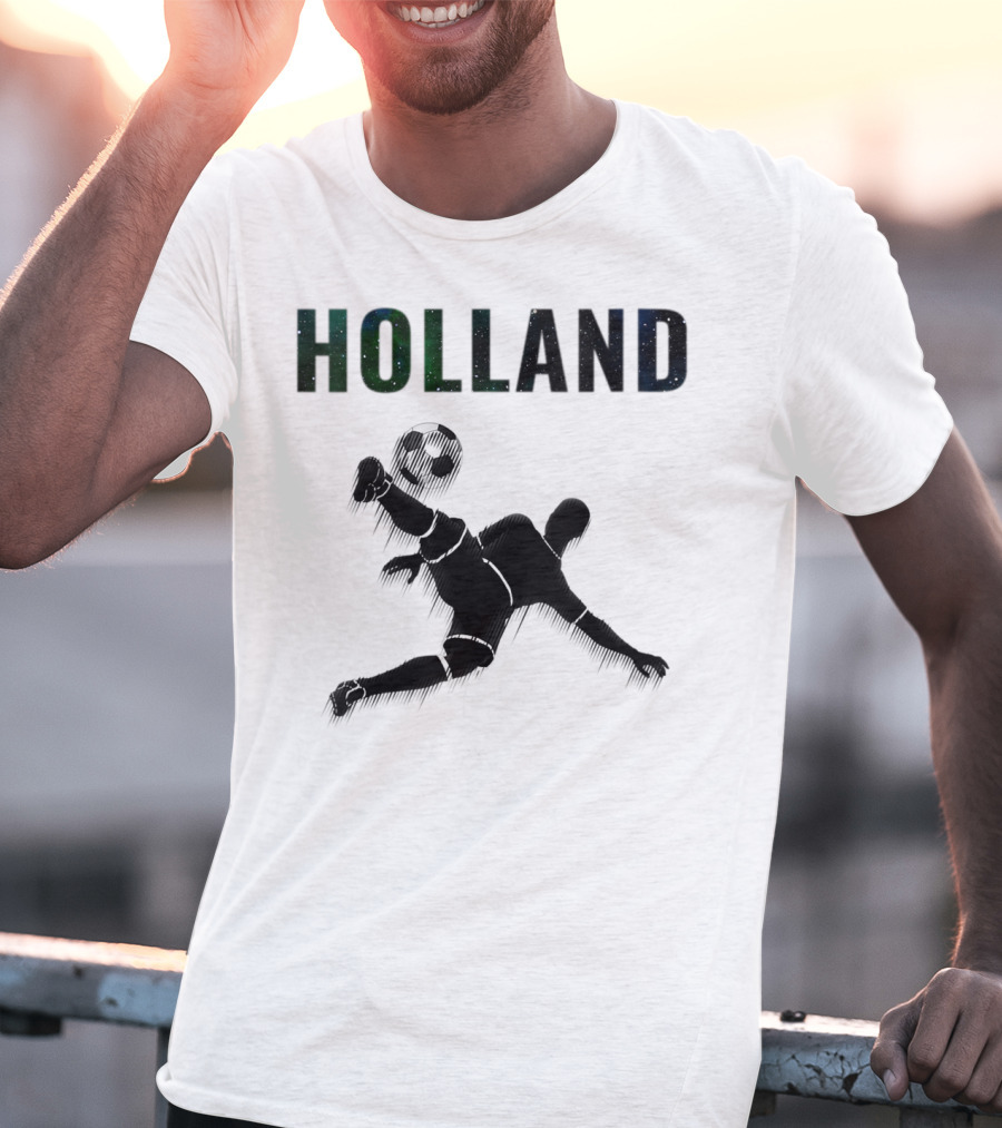 Holland Soccer Bicycle Kick Netherlands Oranje T-Shirt