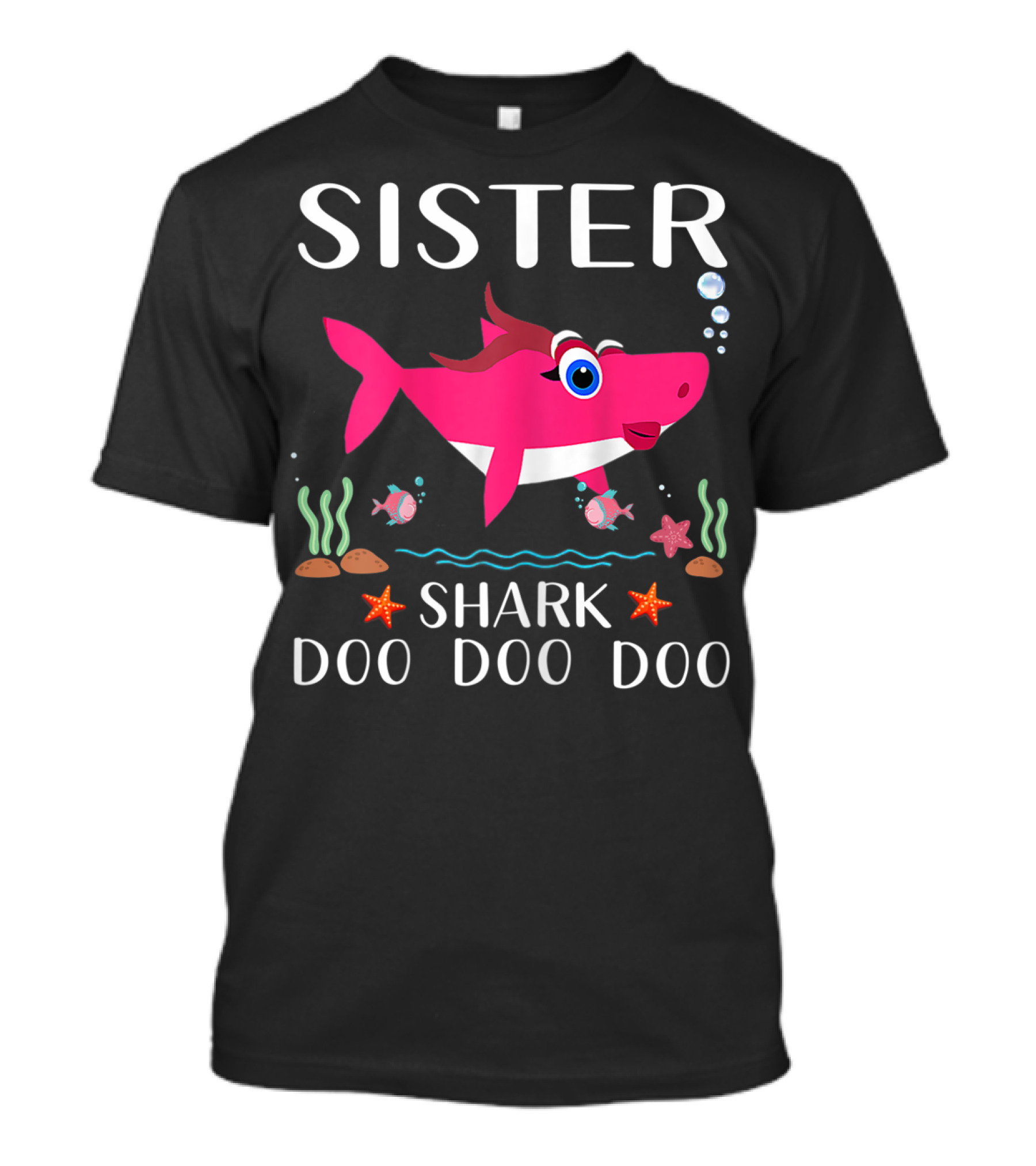 Sister Shark Doo Doo Doo Ocean T-Shirt