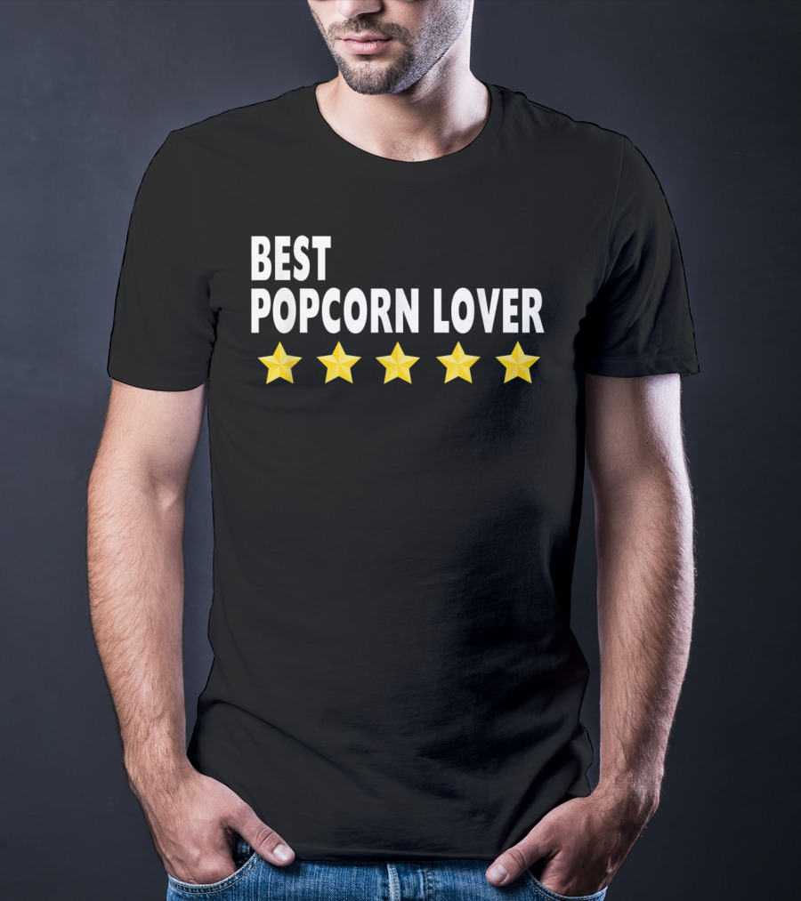 Best Popcorn Lover Five Star Men Kids T-Shirt