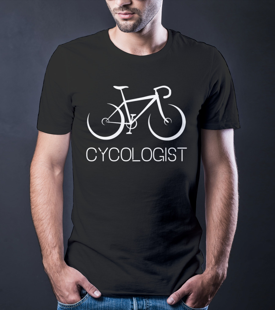 Cycologist Bicycle Cycling Enthusiast Psychology T-Shirt