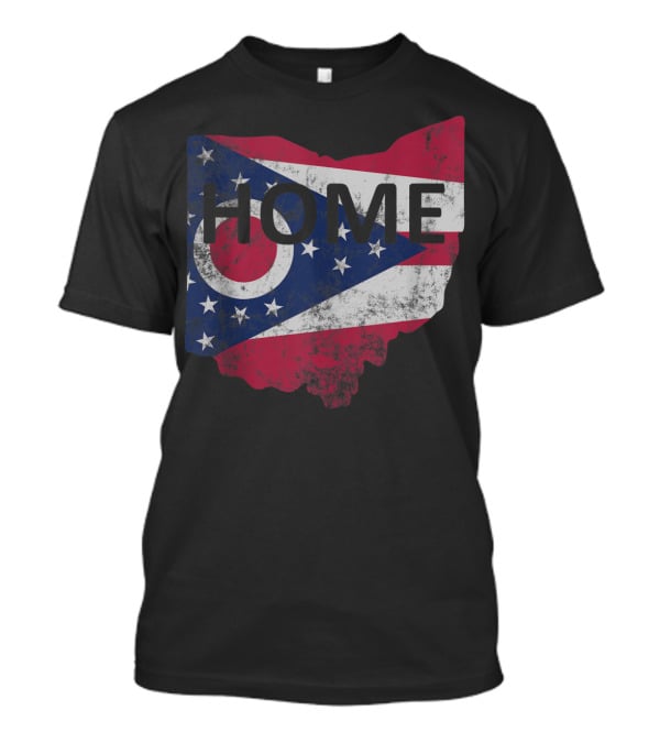 HOME Ohio State Flag Shape T-Shirt
